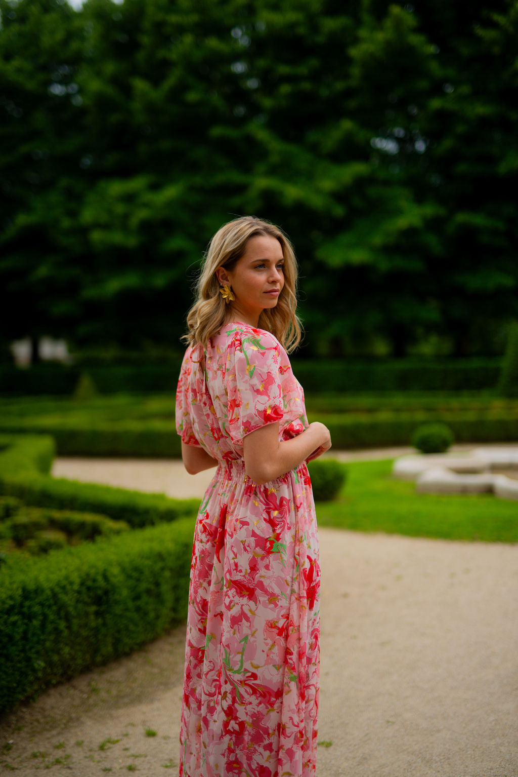 Robe Charlotte rose