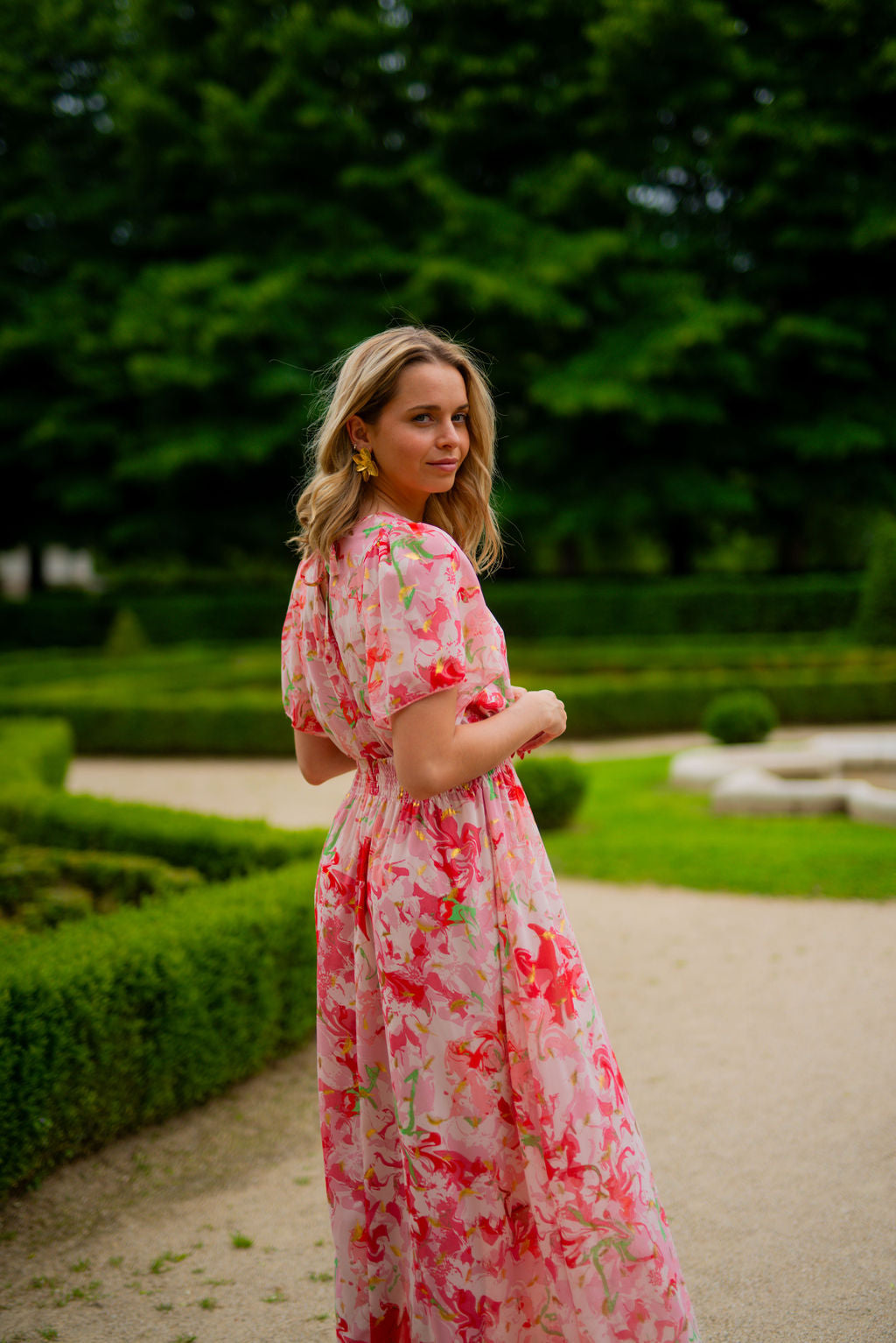 Robe Charlotte rose