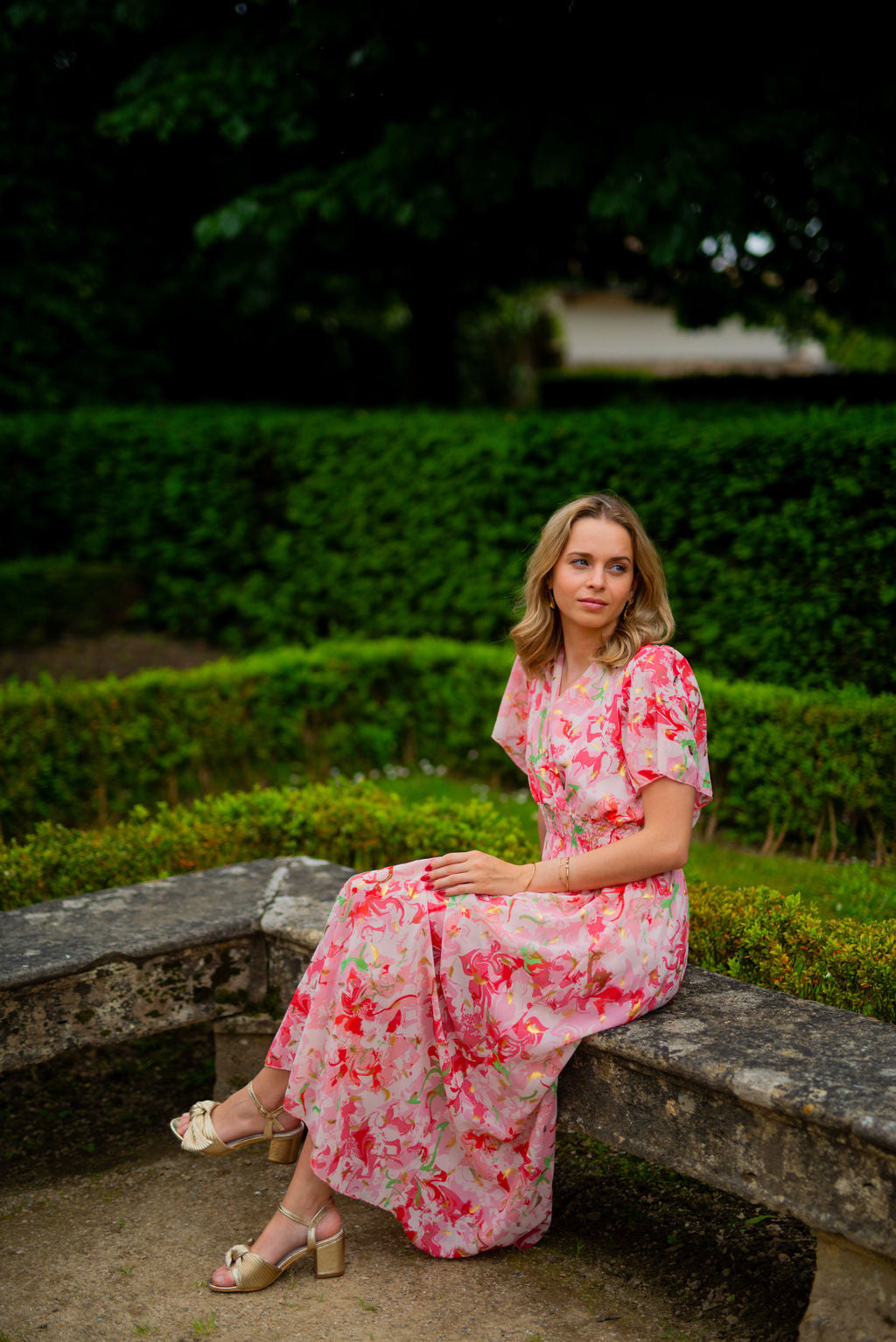Robe Charlotte rose