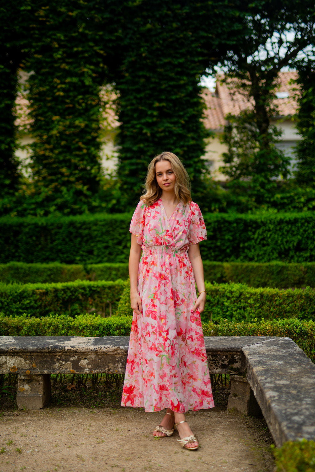 Robe Charlotte rose