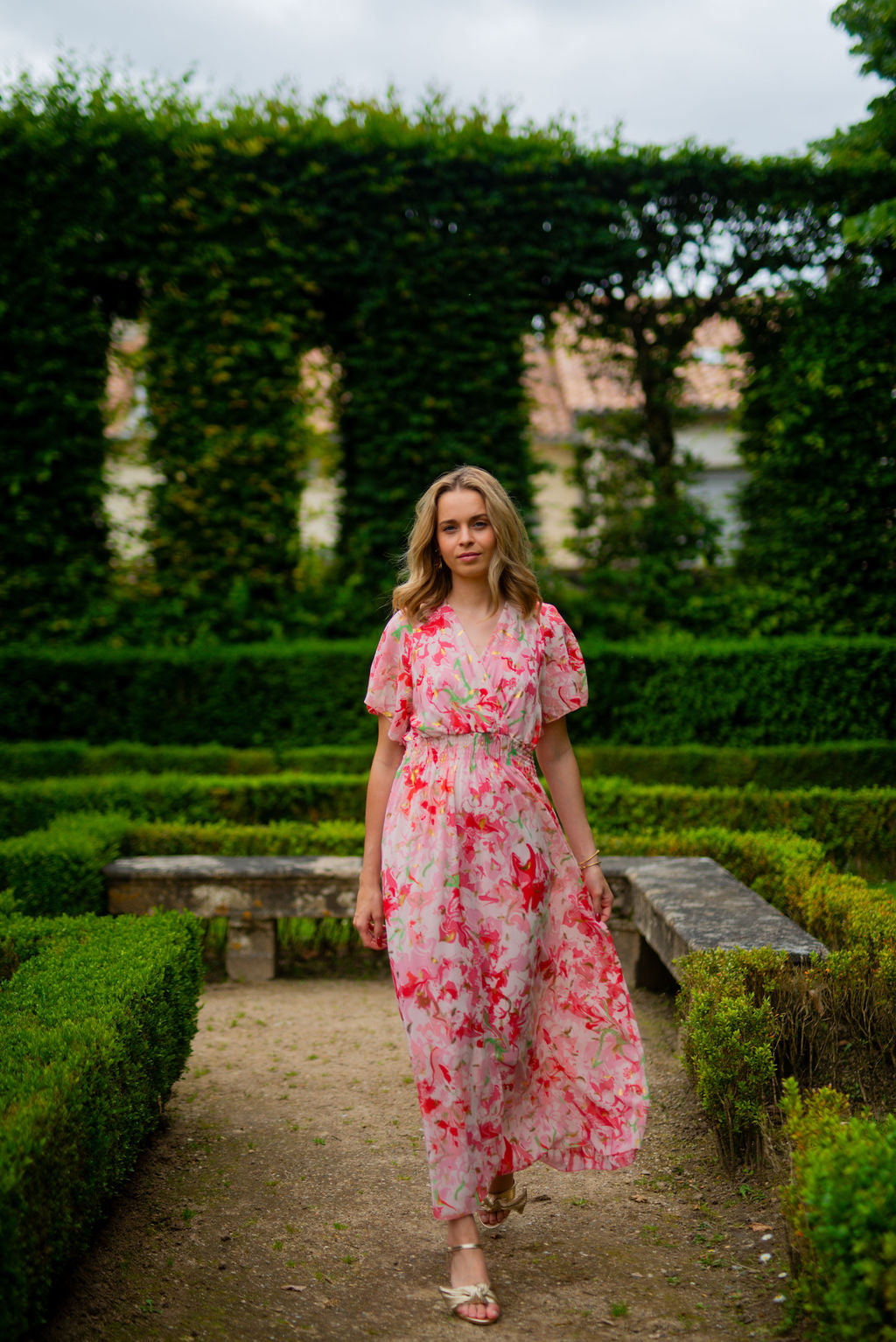 Robe Charlotte rose