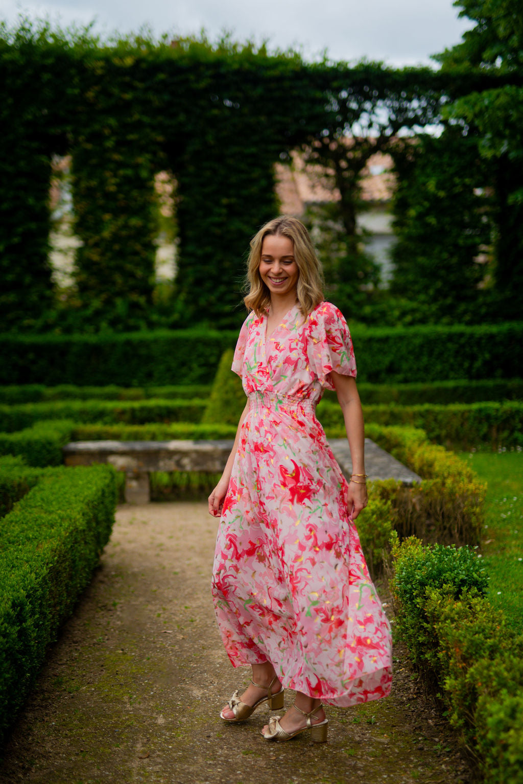Robe Charlotte rose