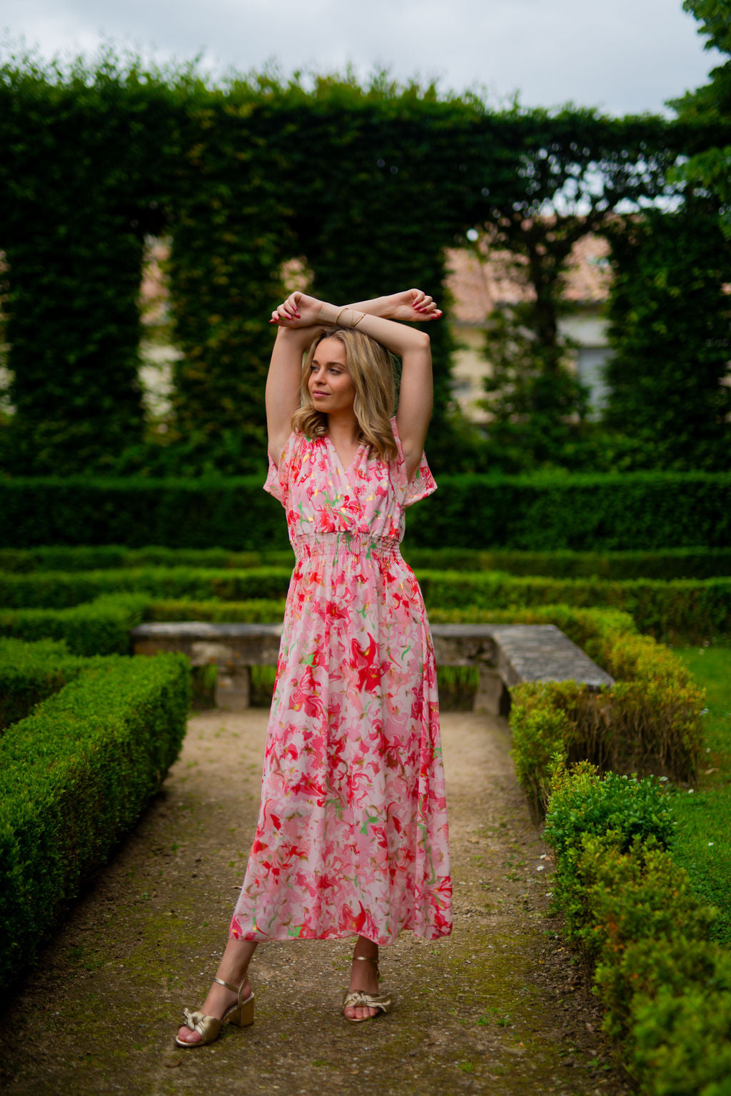 Robe Charlotte rose