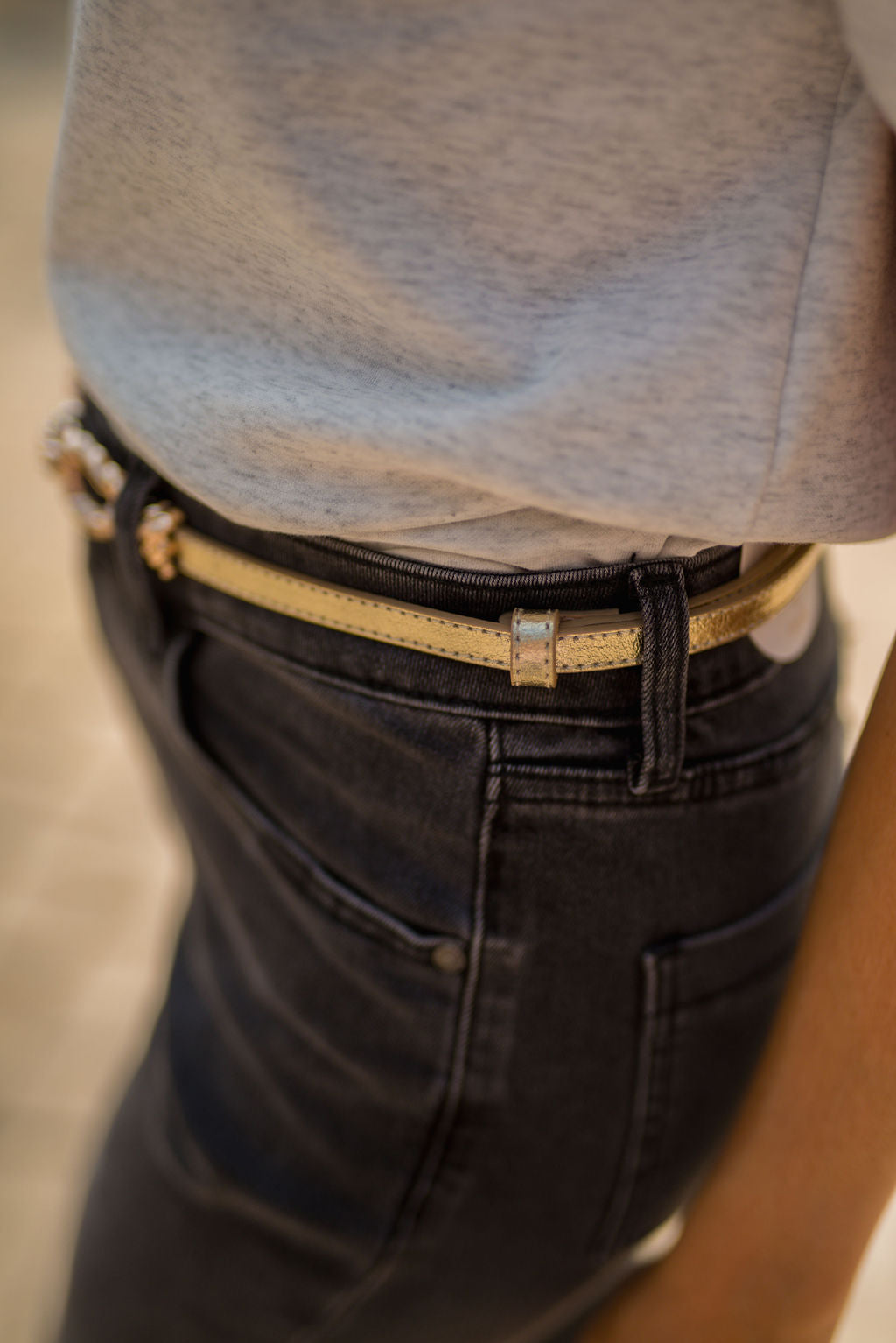 Ceinture Soho dorée