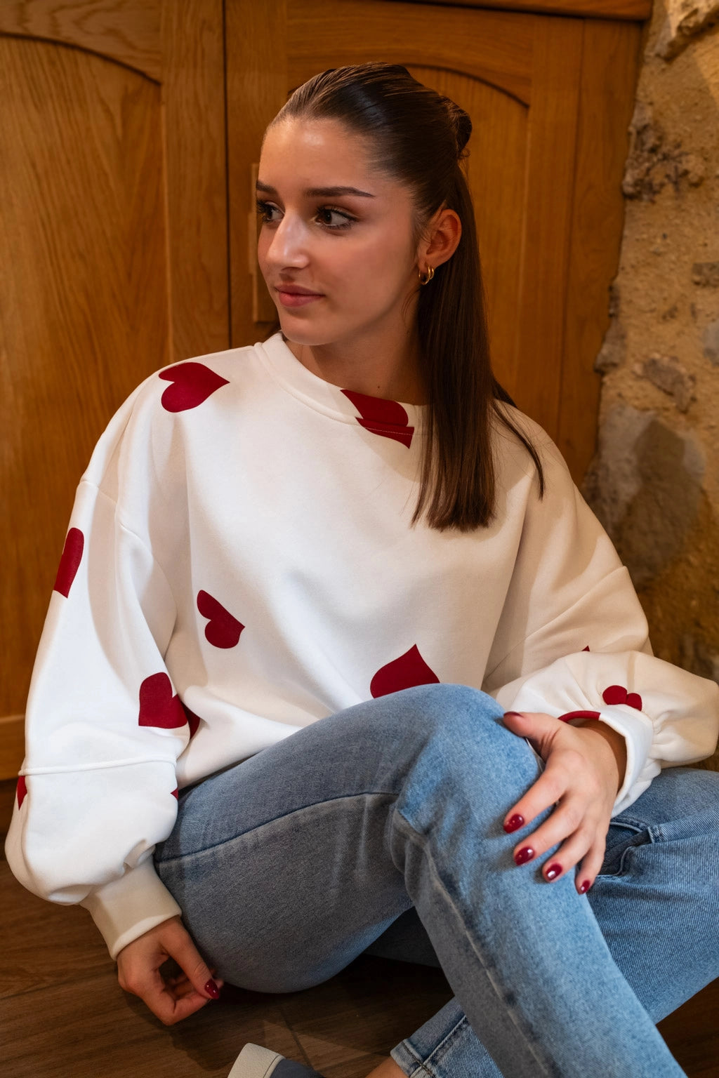 Sweat Alma blanc