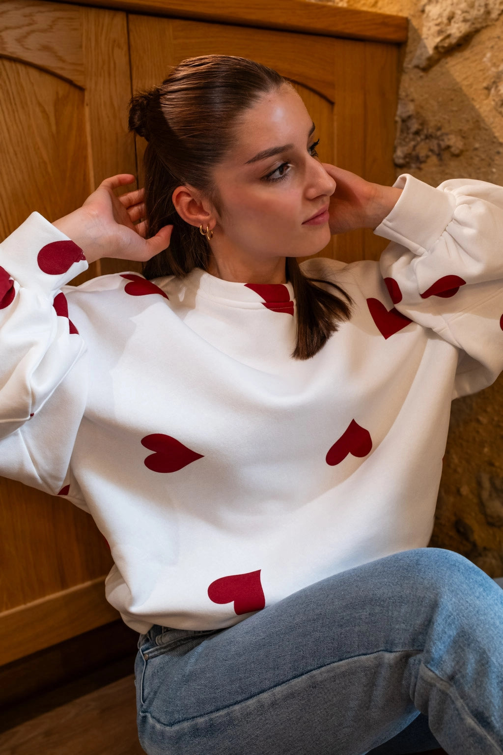 Sweat Alma blanc