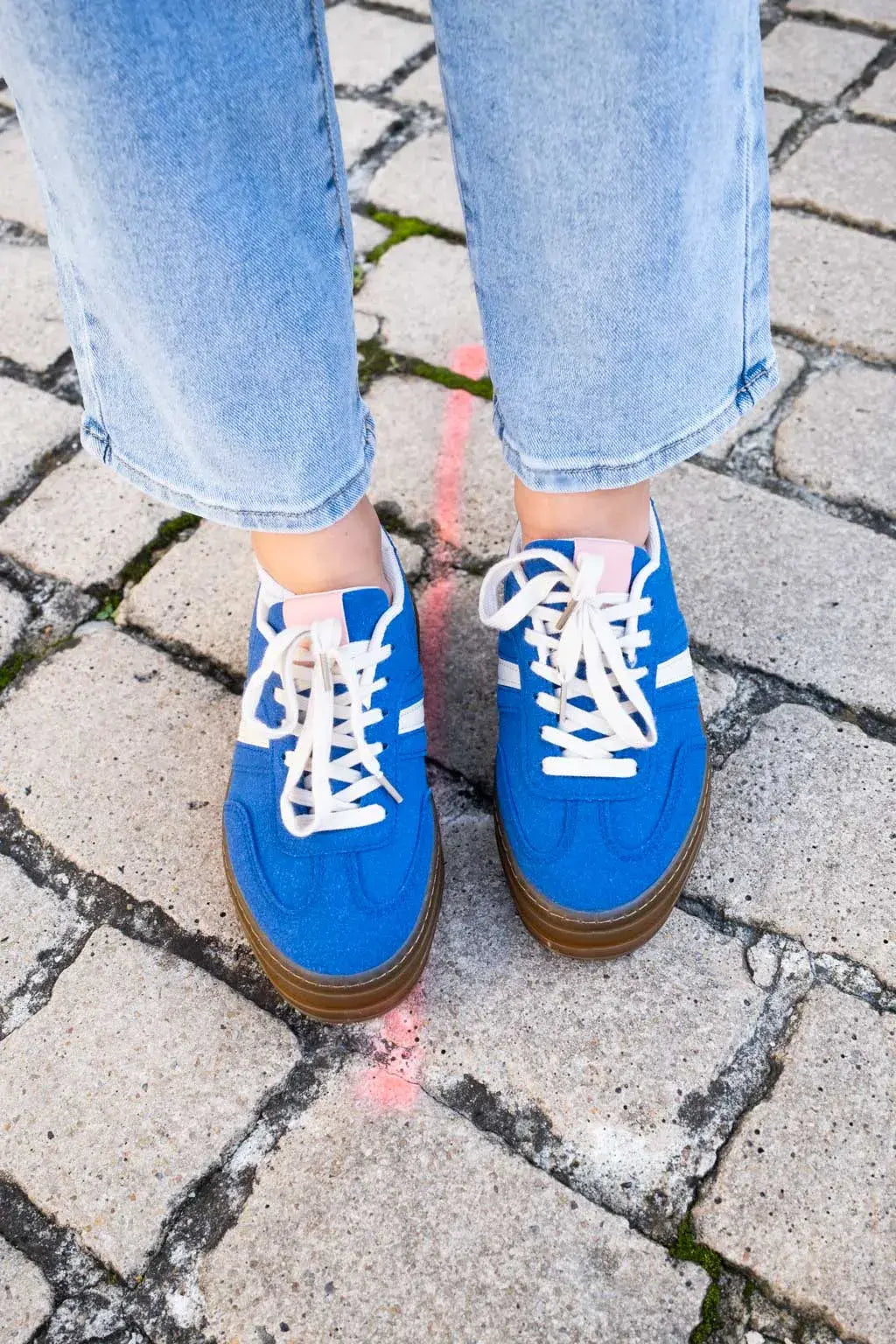 Baskets Elony bleues
