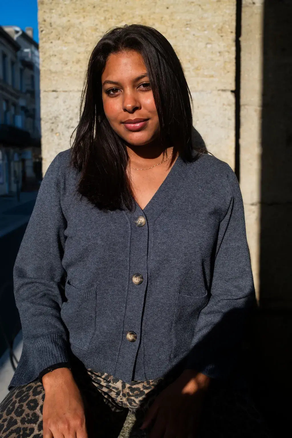 Gilet Jessy gris