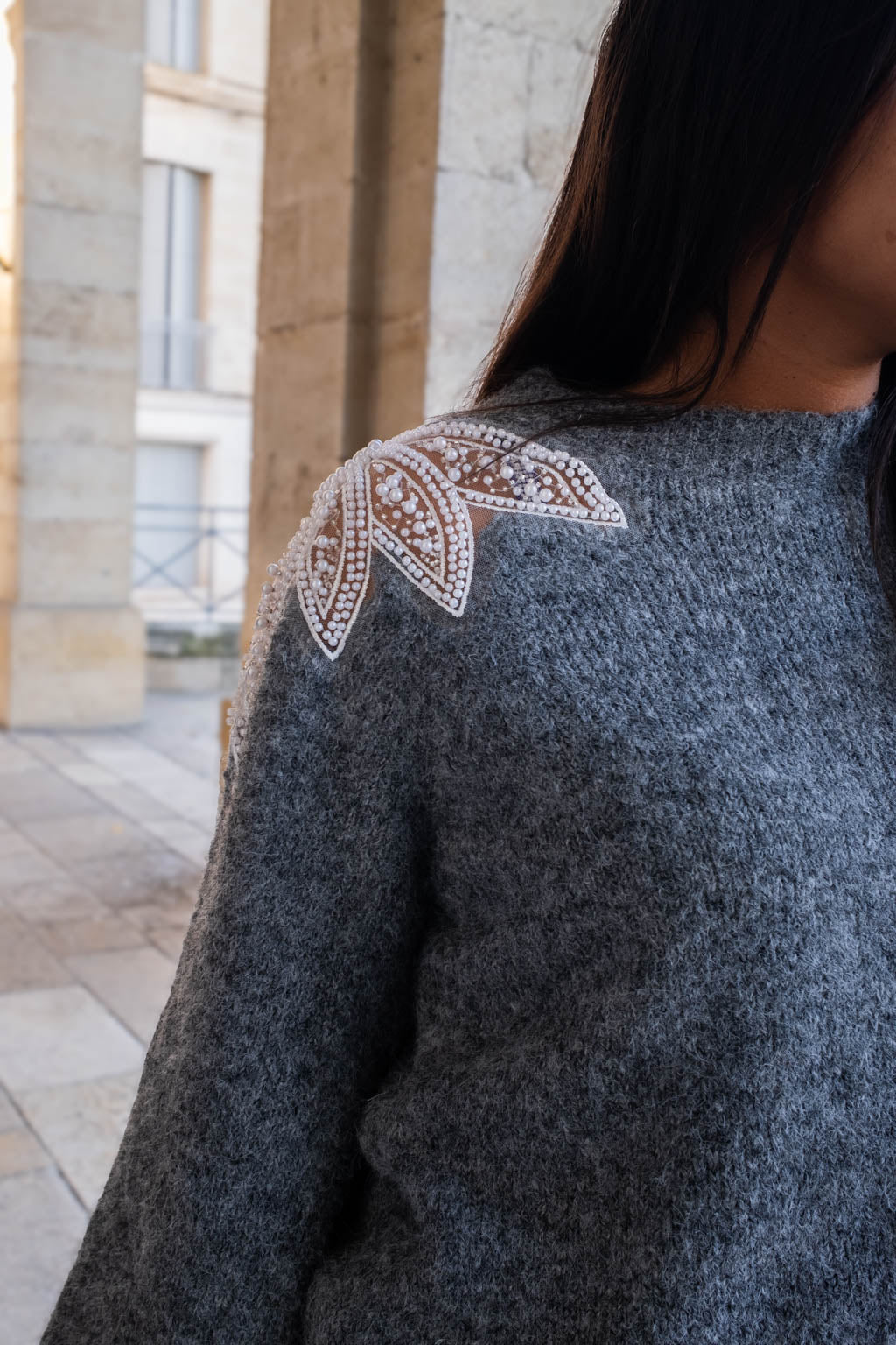 Pull Sylvain gris