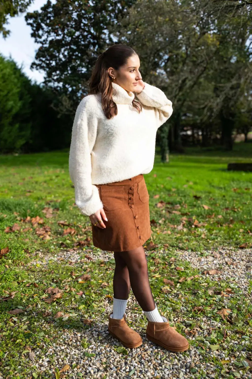 Jupe Betty camel