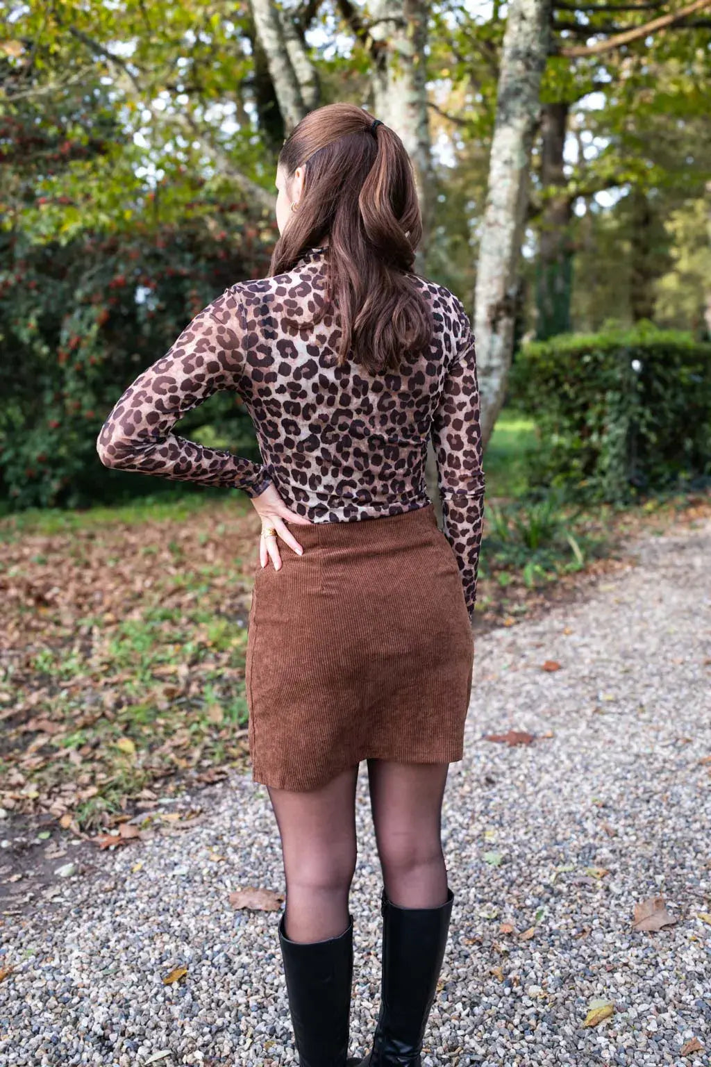 Jupe Betty chocolat