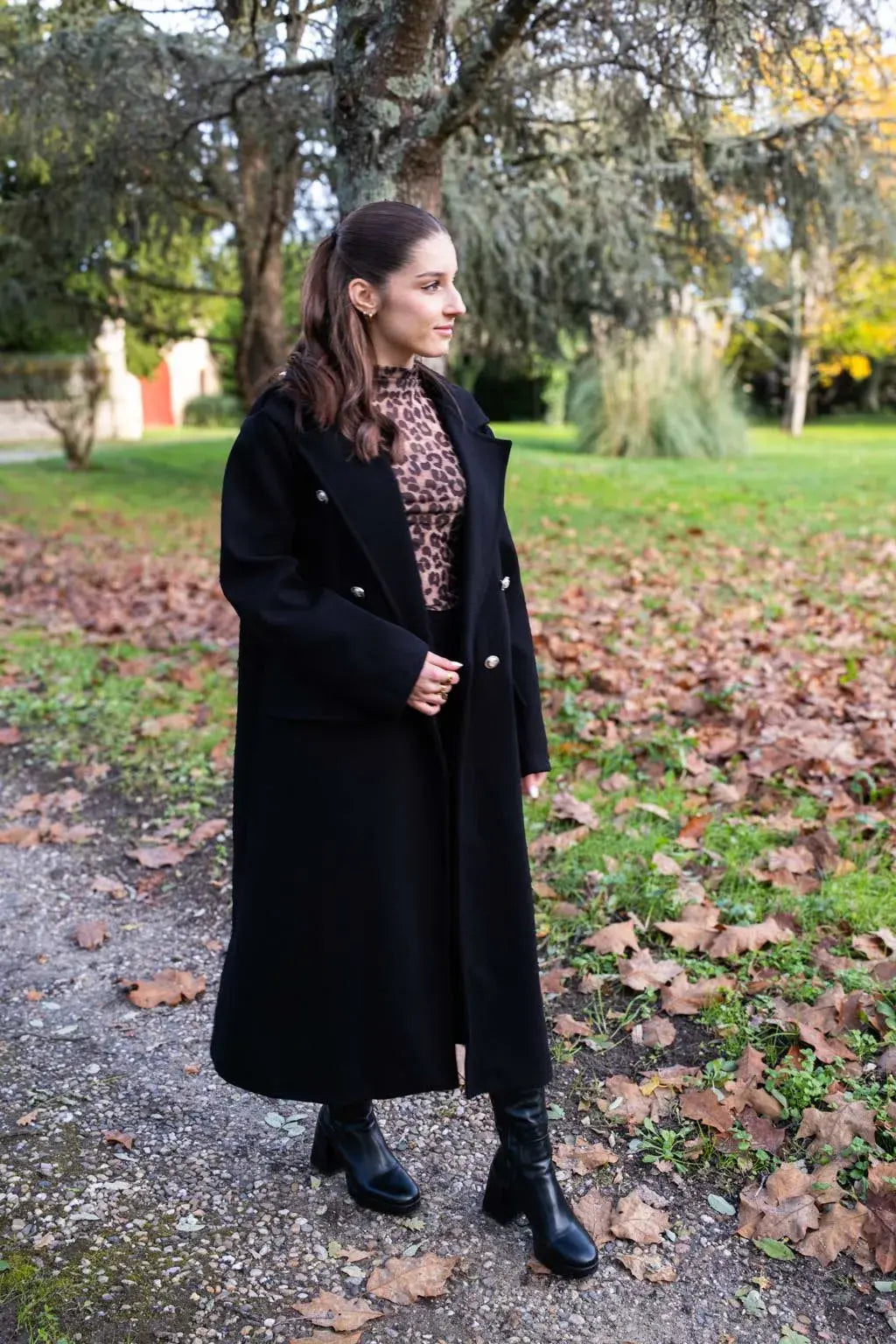 Manteau Alicia noir