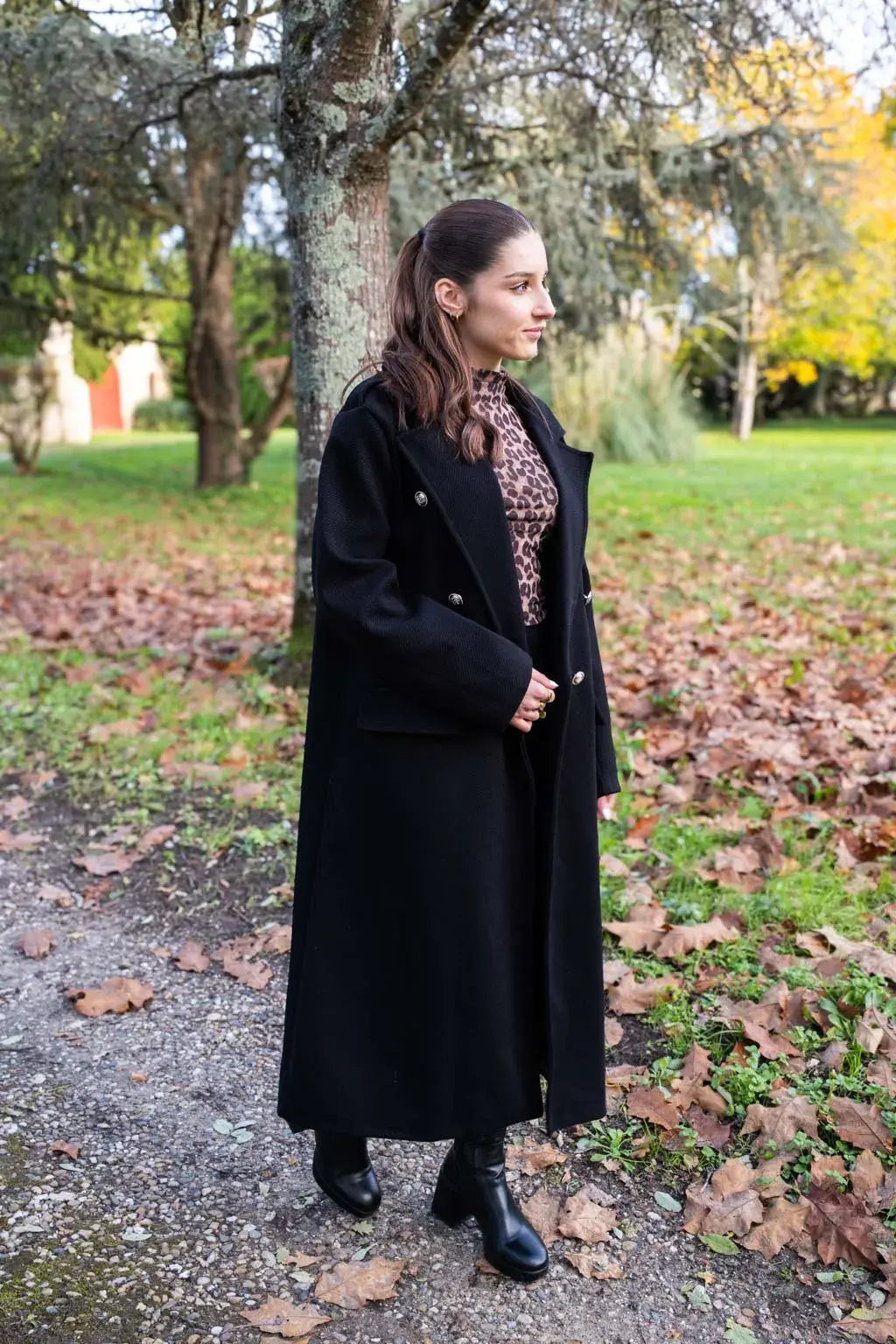Manteau Alicia noir
