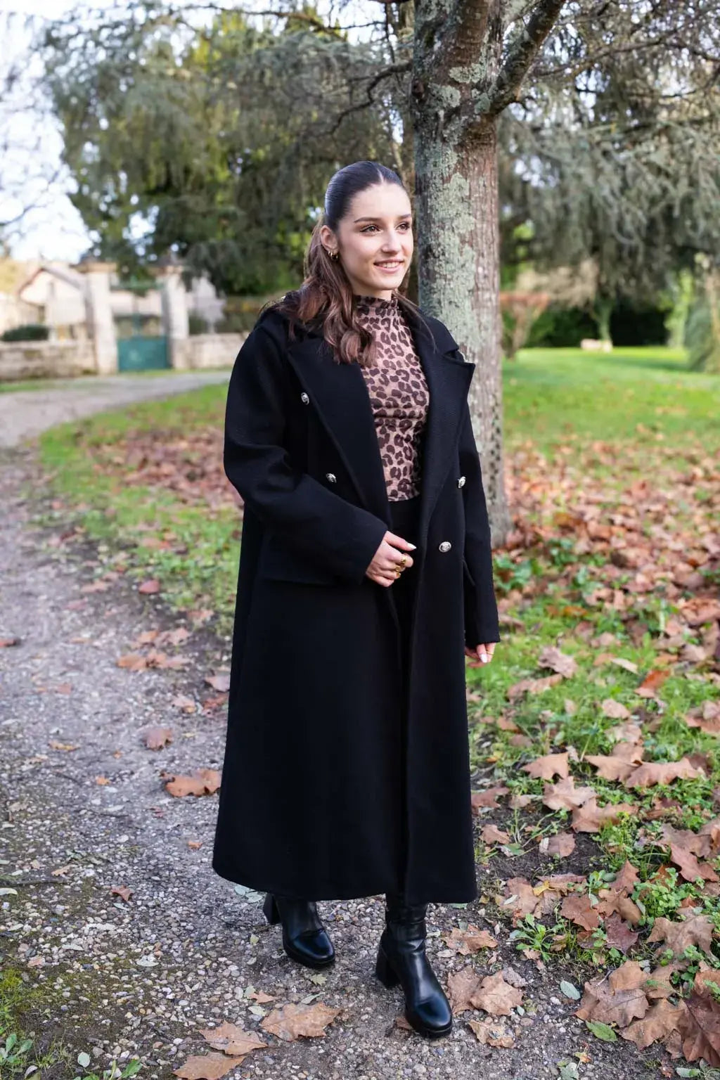Manteau Alicia noir