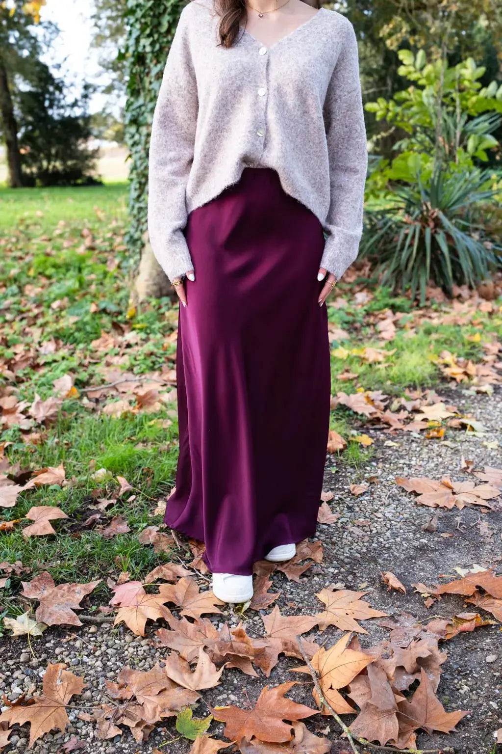 Jupe Lyra prune