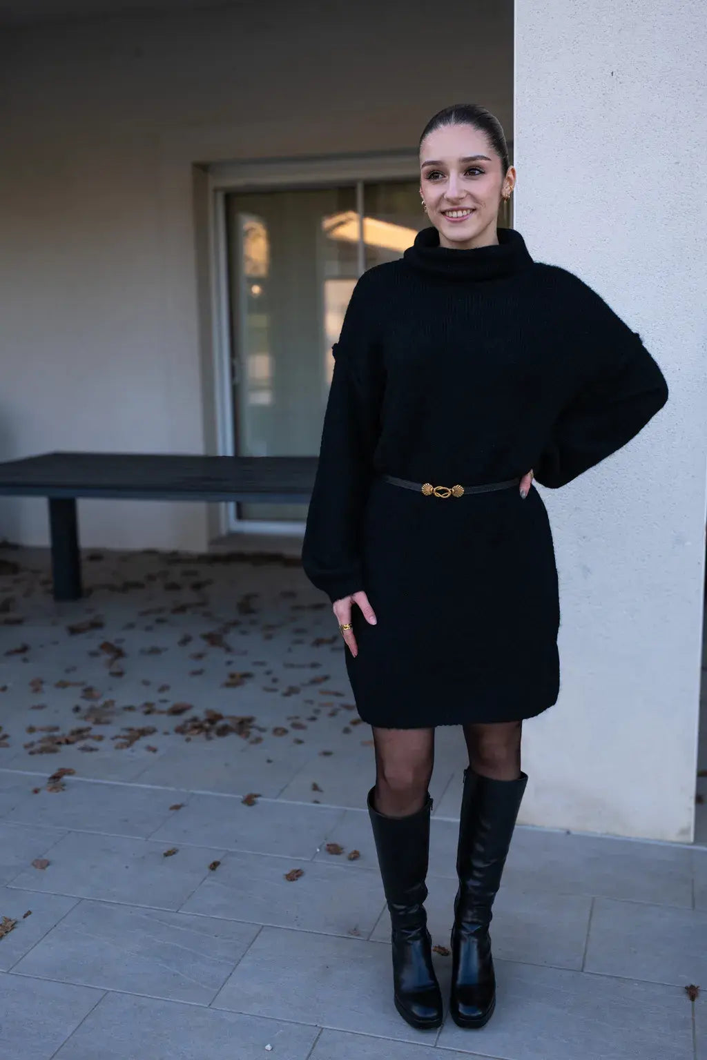 Robe pull Mara noire