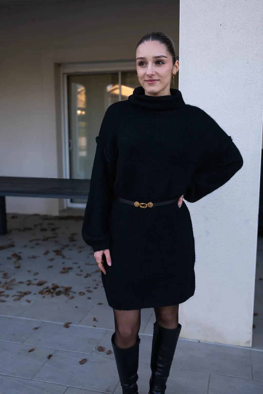 Robe pull Mara noire