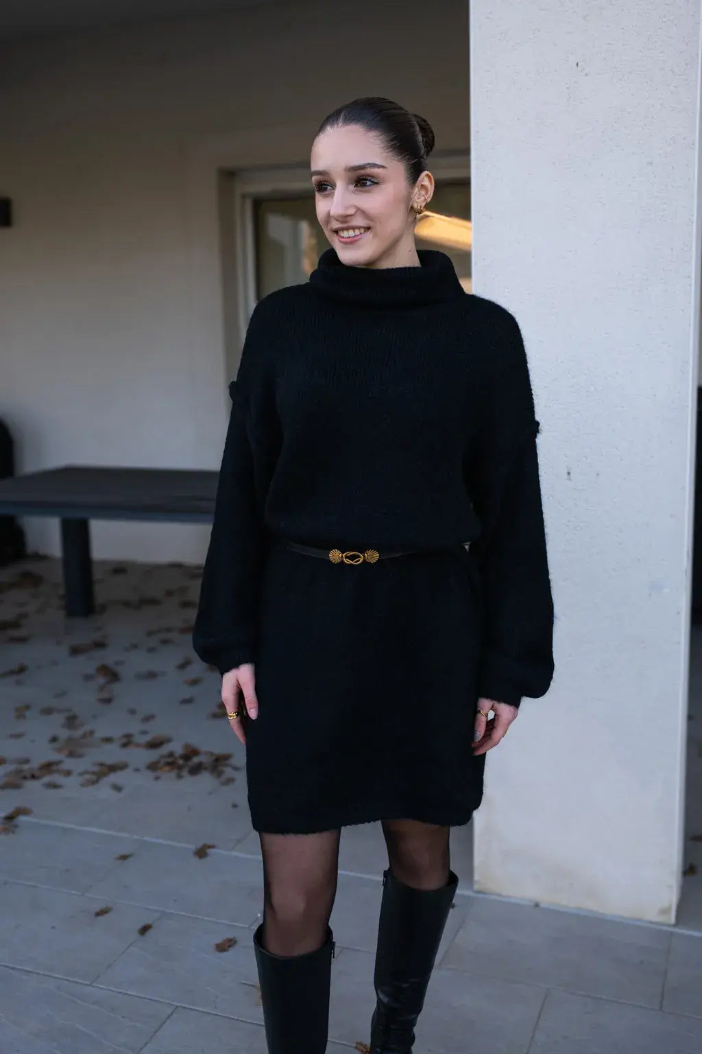 Robe pull Mara noire