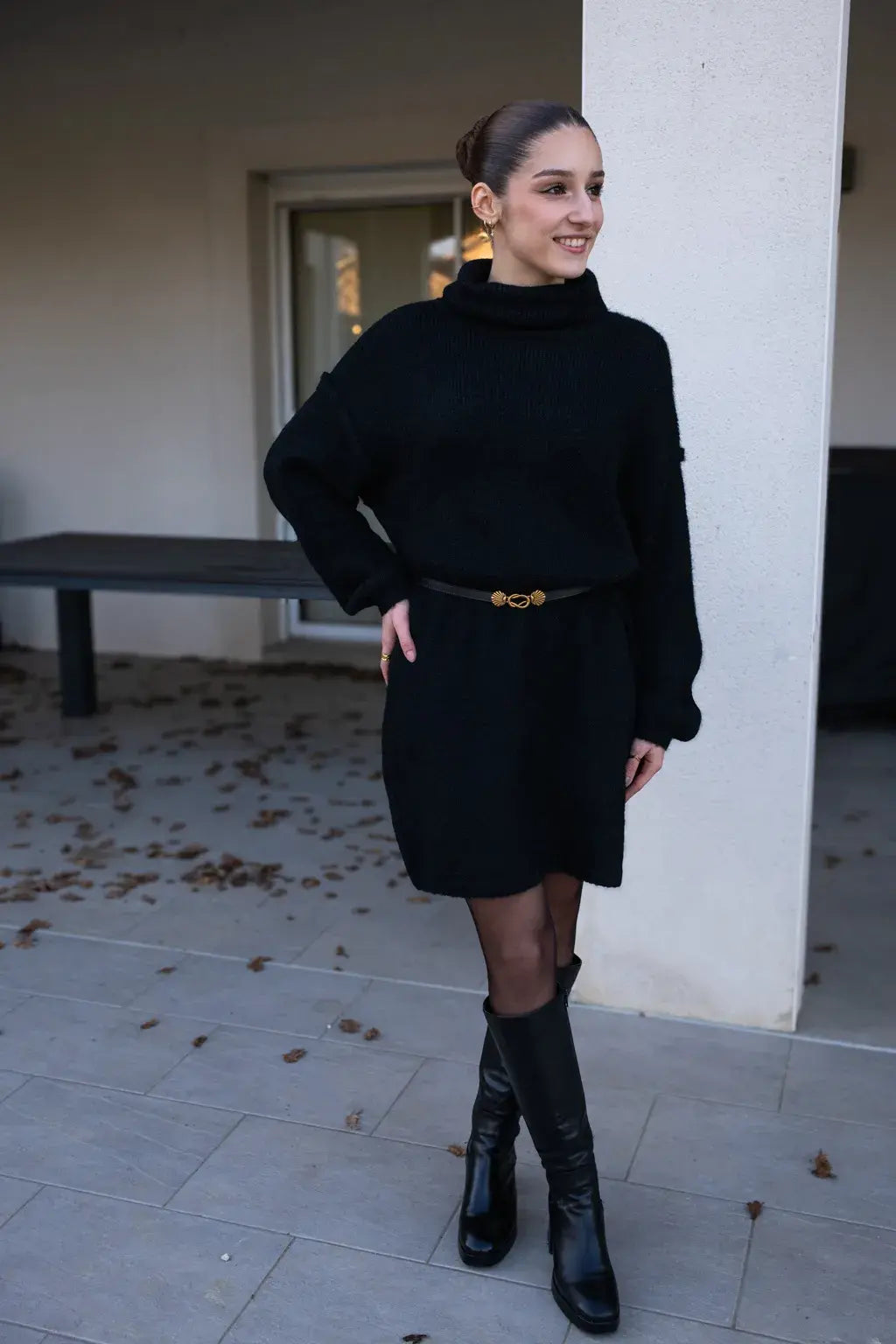 Robe pull Mara noire