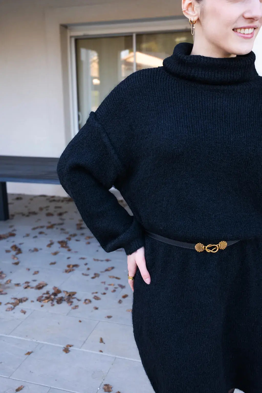 Robe pull Mara noire