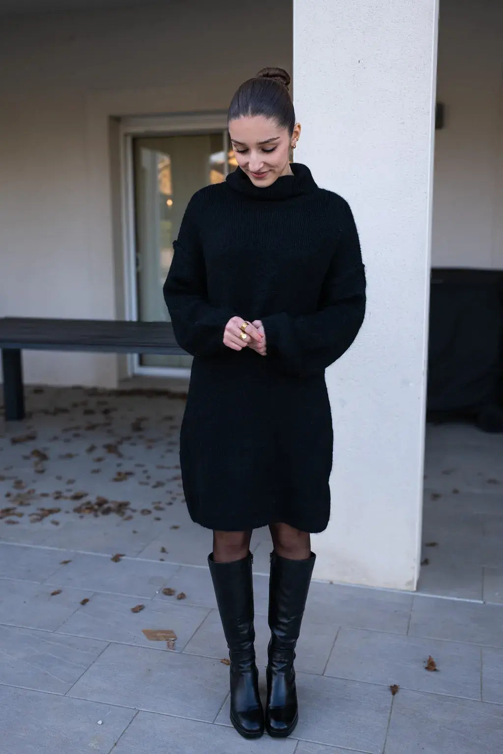 Robe pull Mara noire