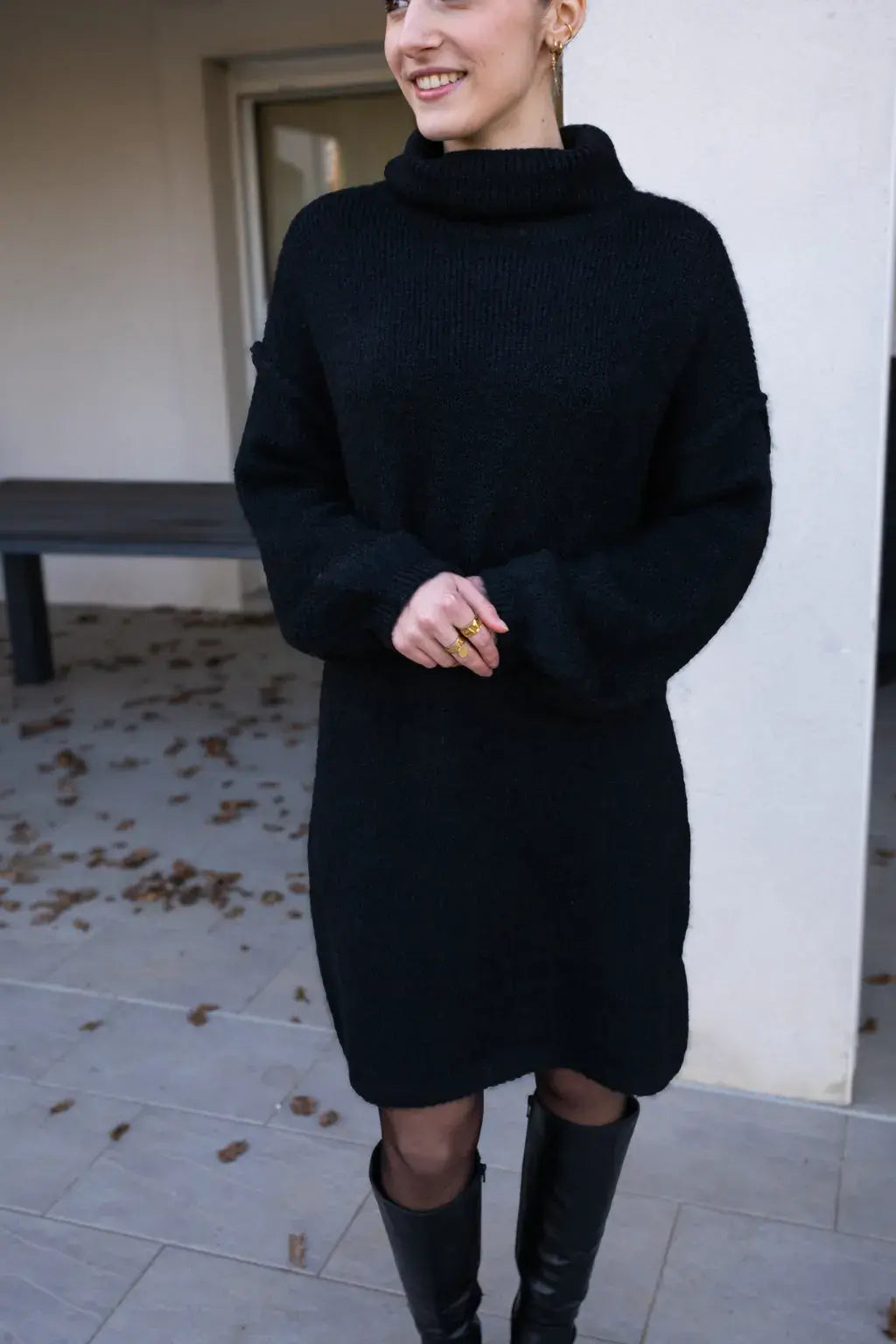 Robe pull Mara noire