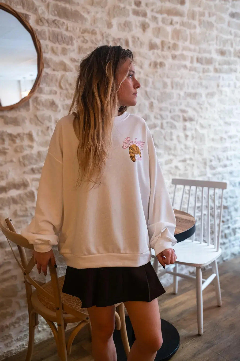 Sweat croissant parisienne