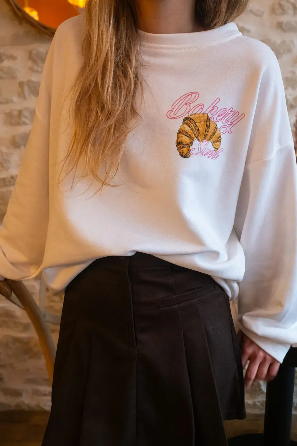 Sweat croissant parisienne