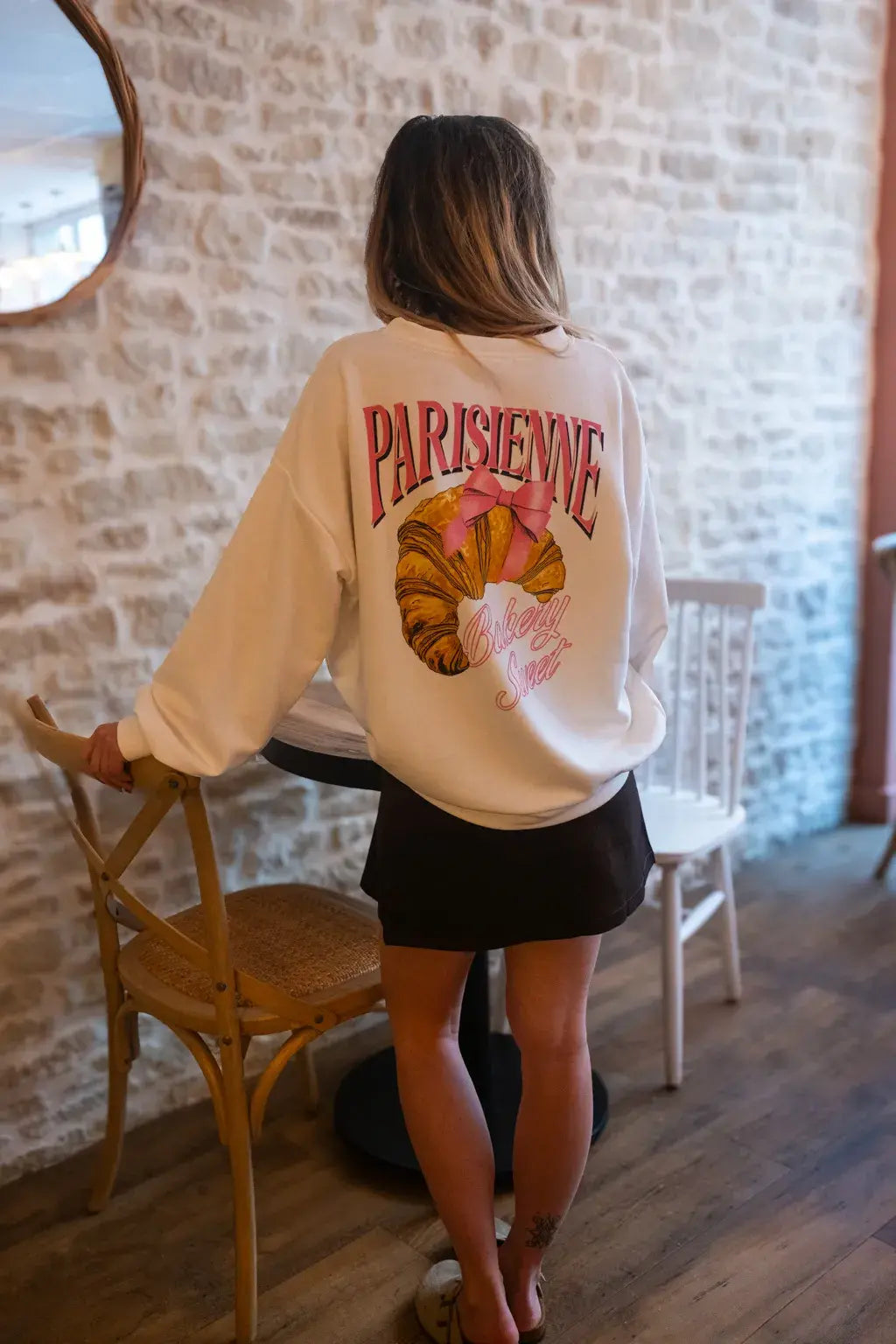 Sweat croissant parisienne