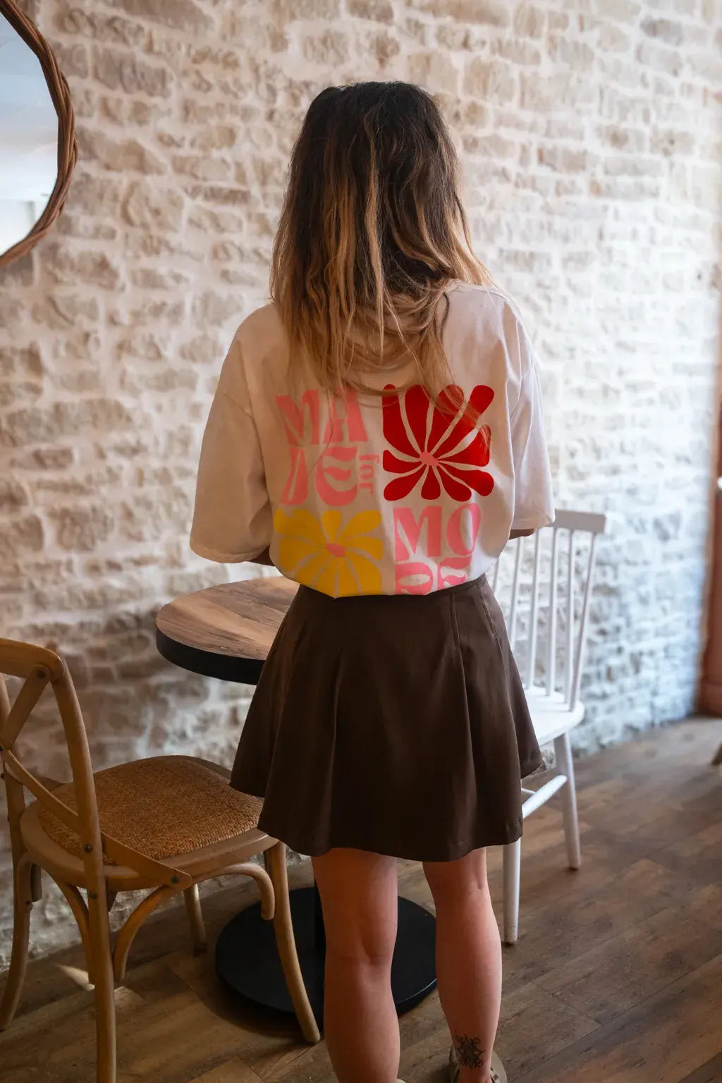Jupe-short Jane taupe