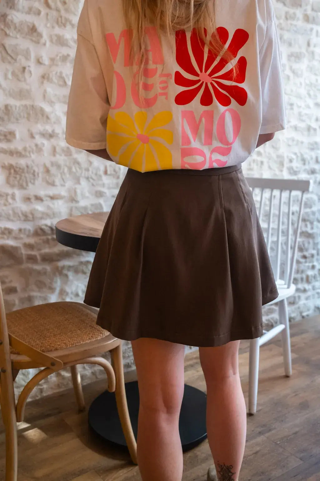 Jupe-short Jane taupe