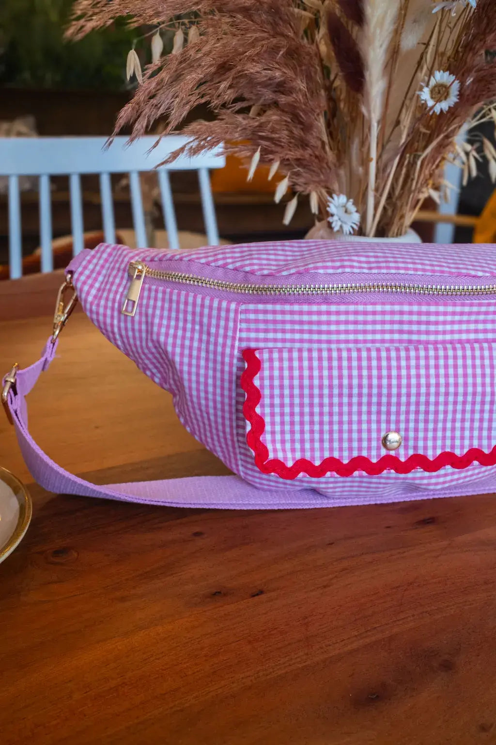 Sac banane Suzette rose