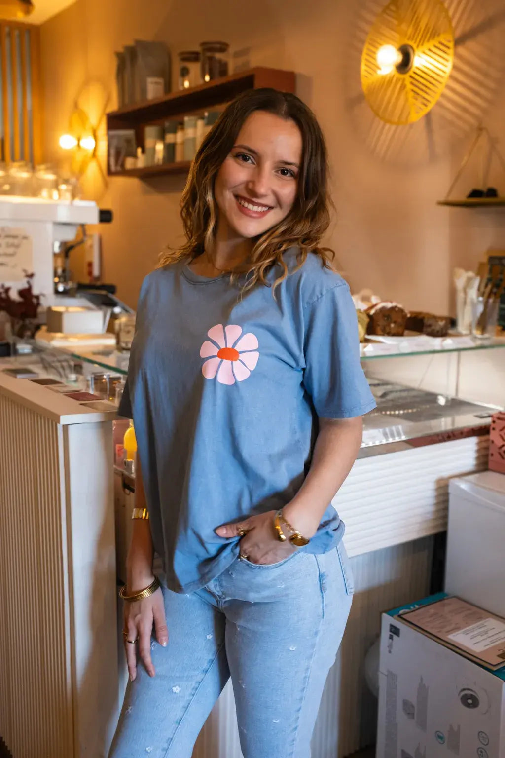 T-shirt Maya bleu