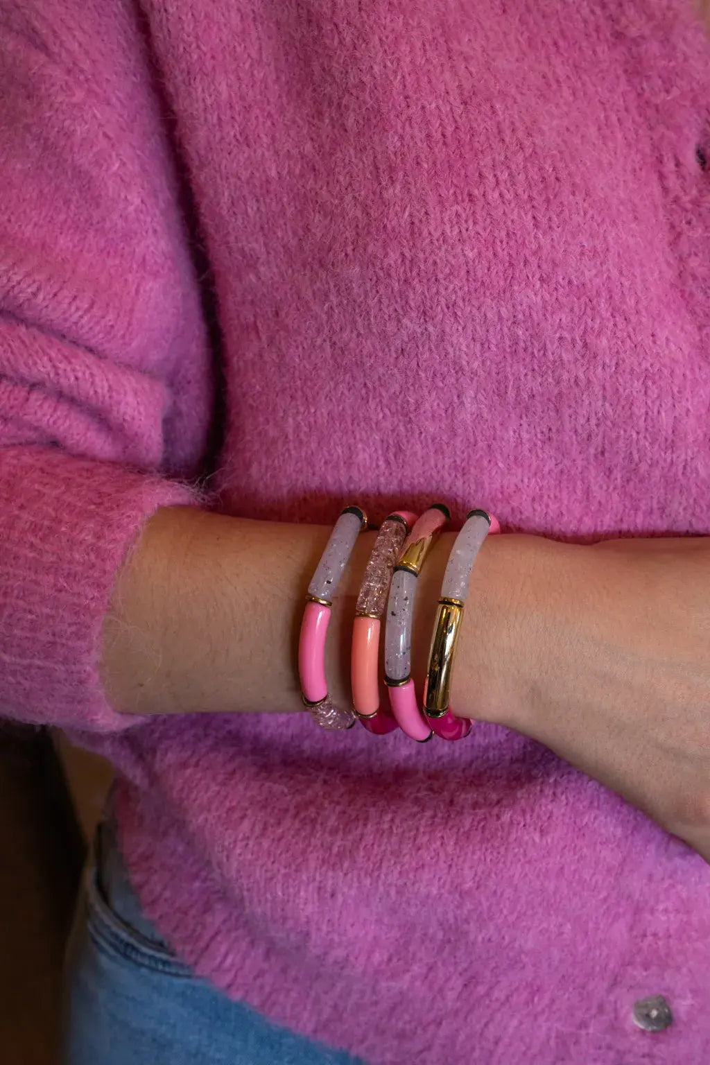 Bracelet Tyla rose doré
