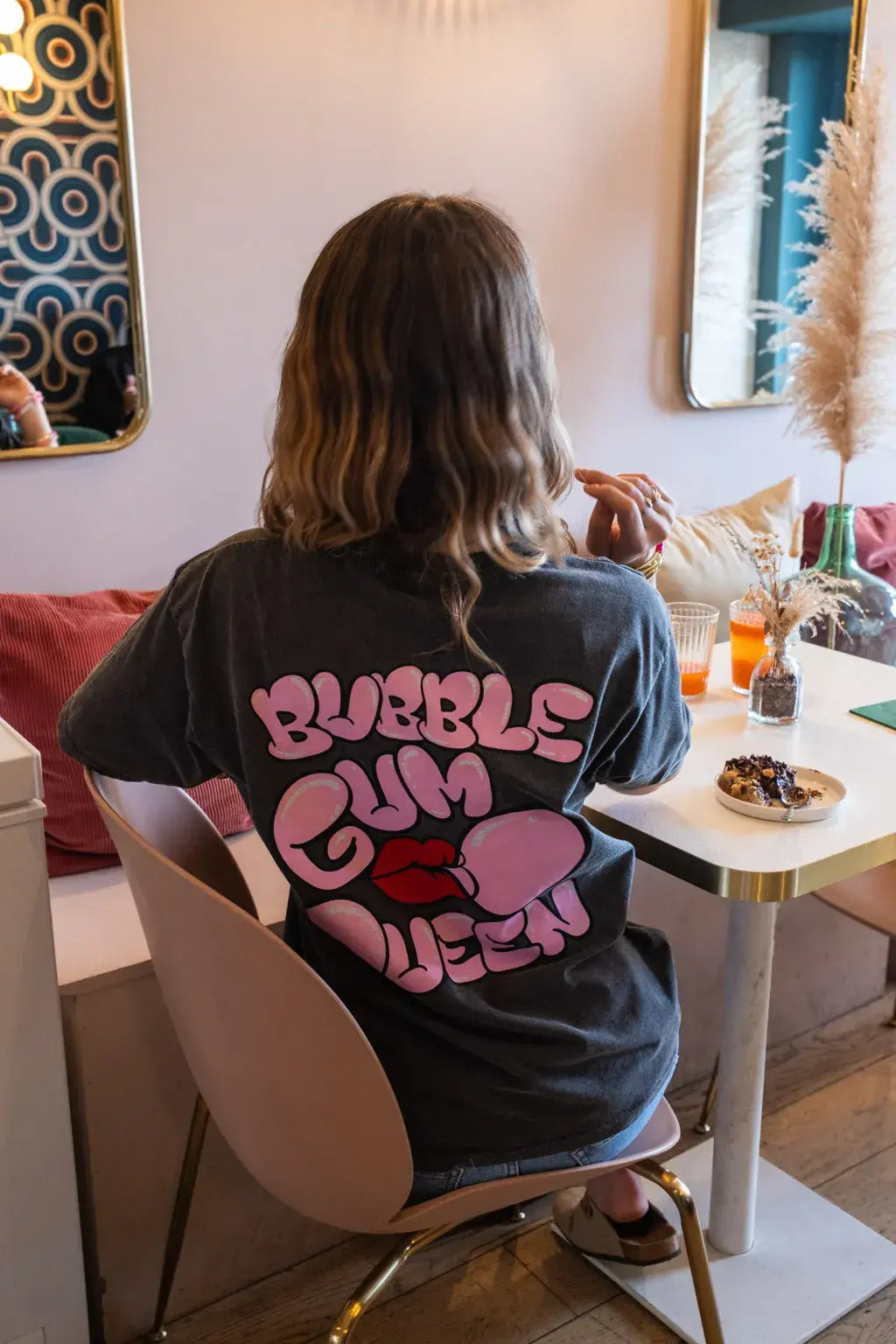 T-shirt Bubble gum gris