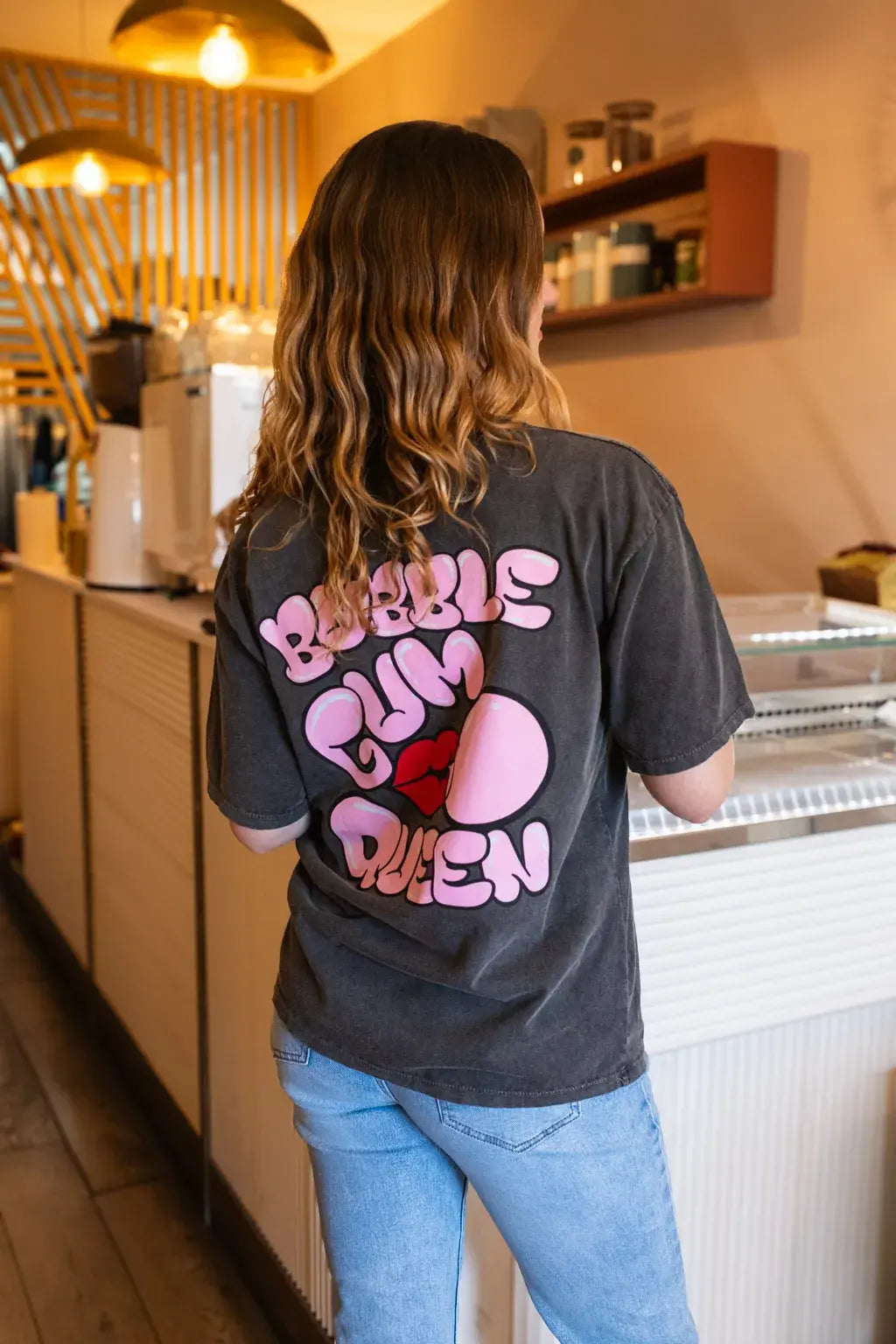 T-shirt Bubble gum gris