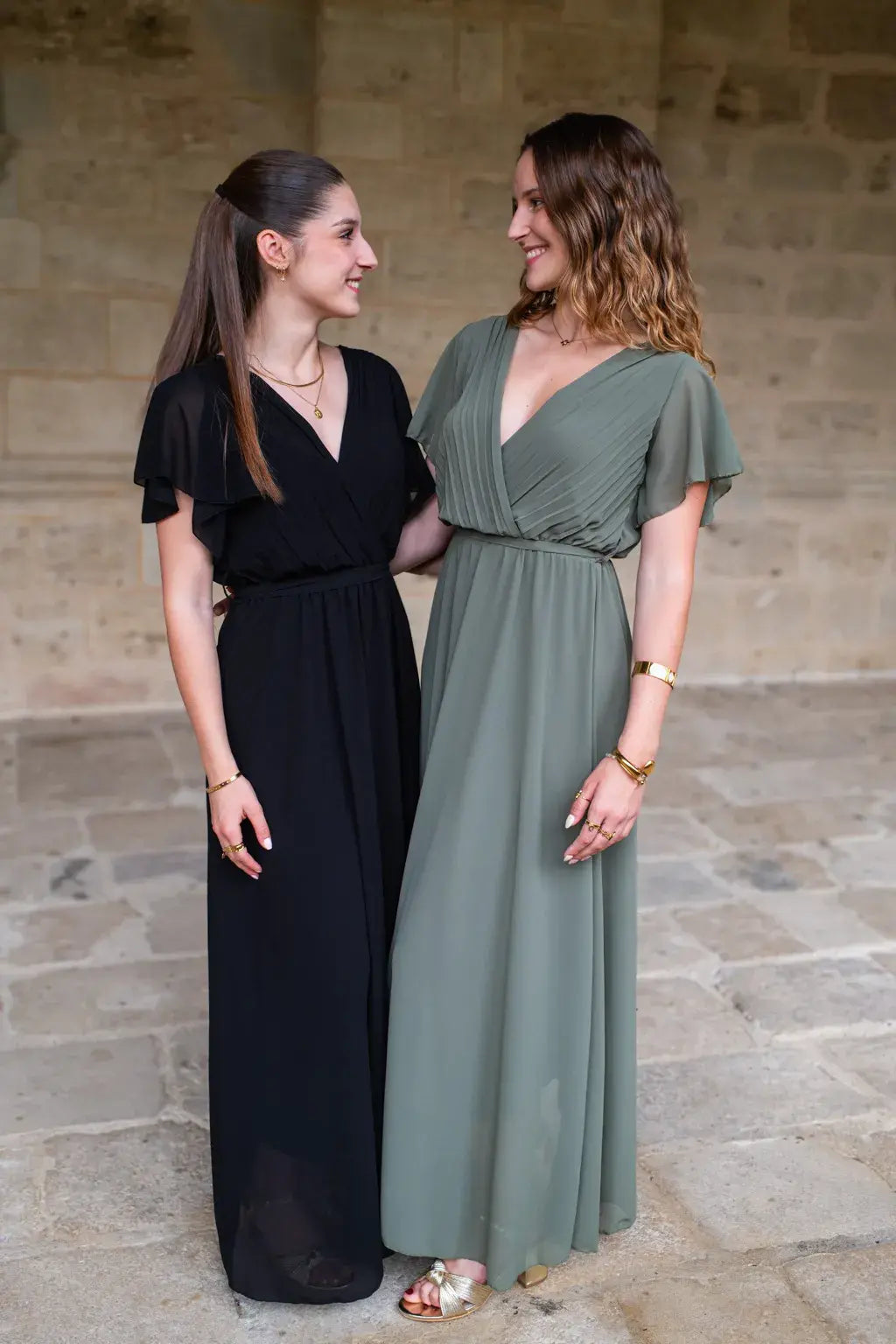 Robe Mila longue noire