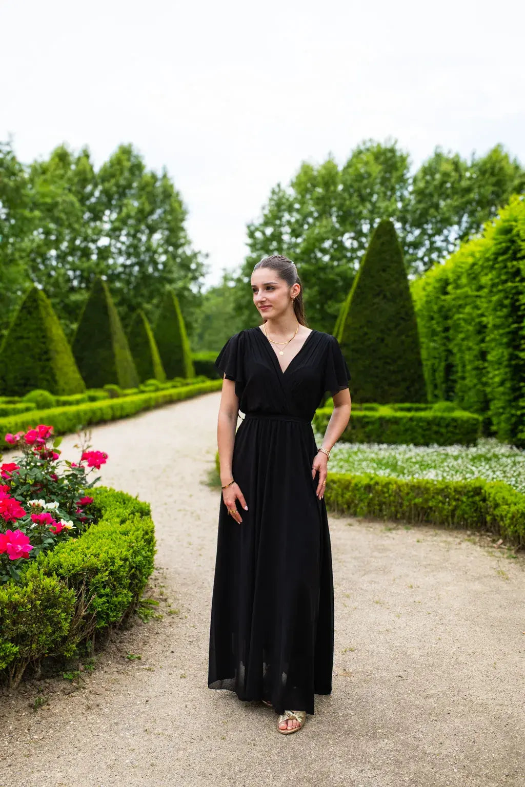 Robe Mila longue noire