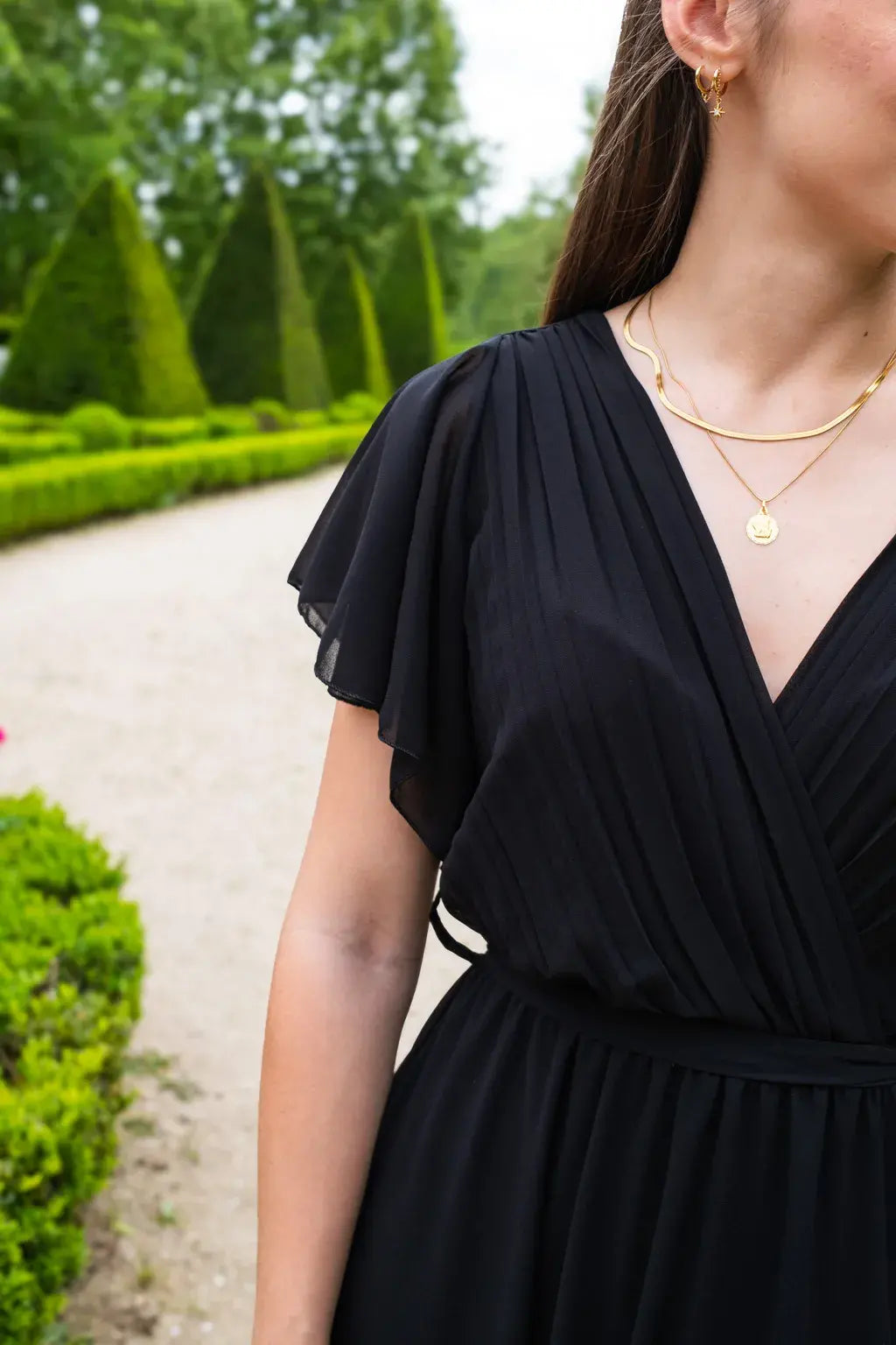 Robe Mila longue noire