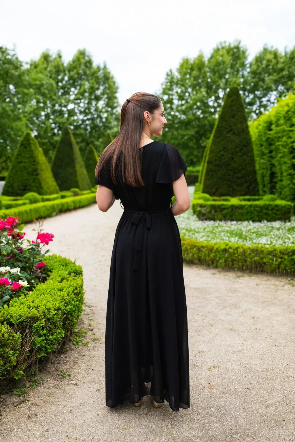 Robe Mila longue noire