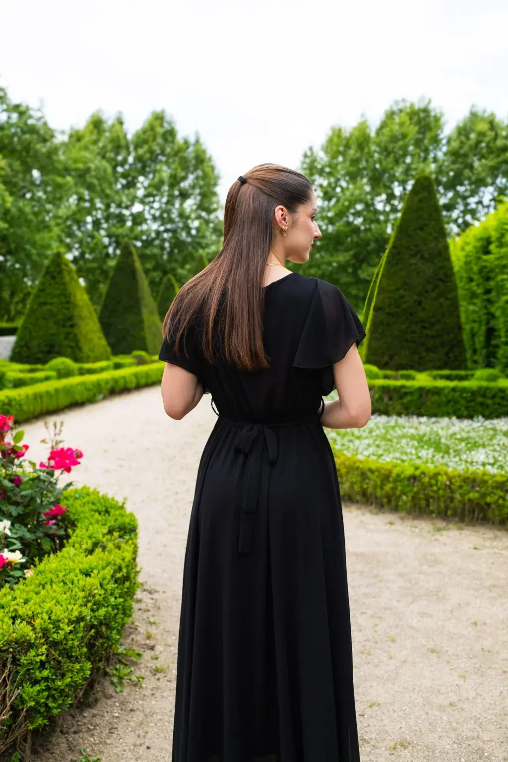 Robe Mila longue noire