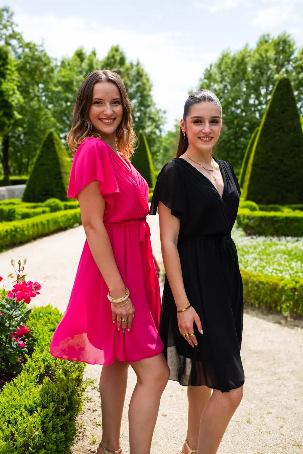 Robe Mila courte noire