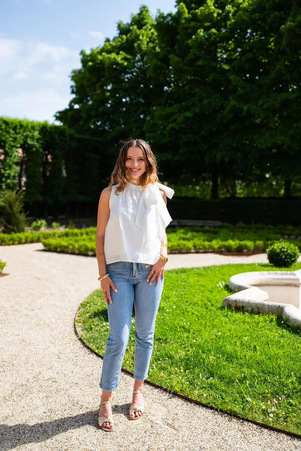 Blouse Andy blanche
