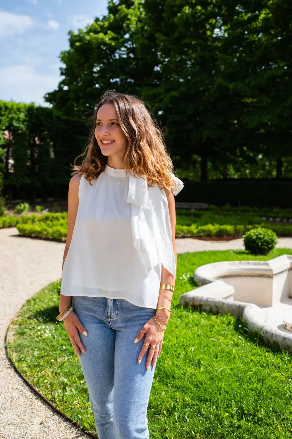 Blouse Andy blanche