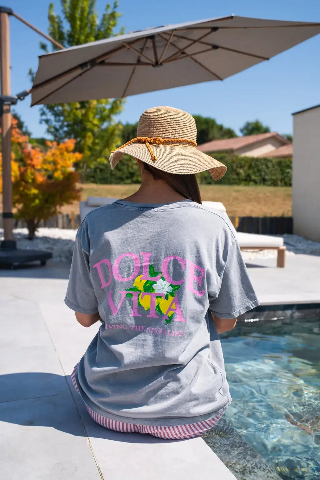 T-shirt Dolce Vita gris