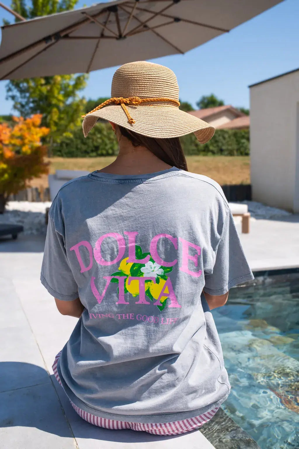 T-shirt Dolce Vita gris