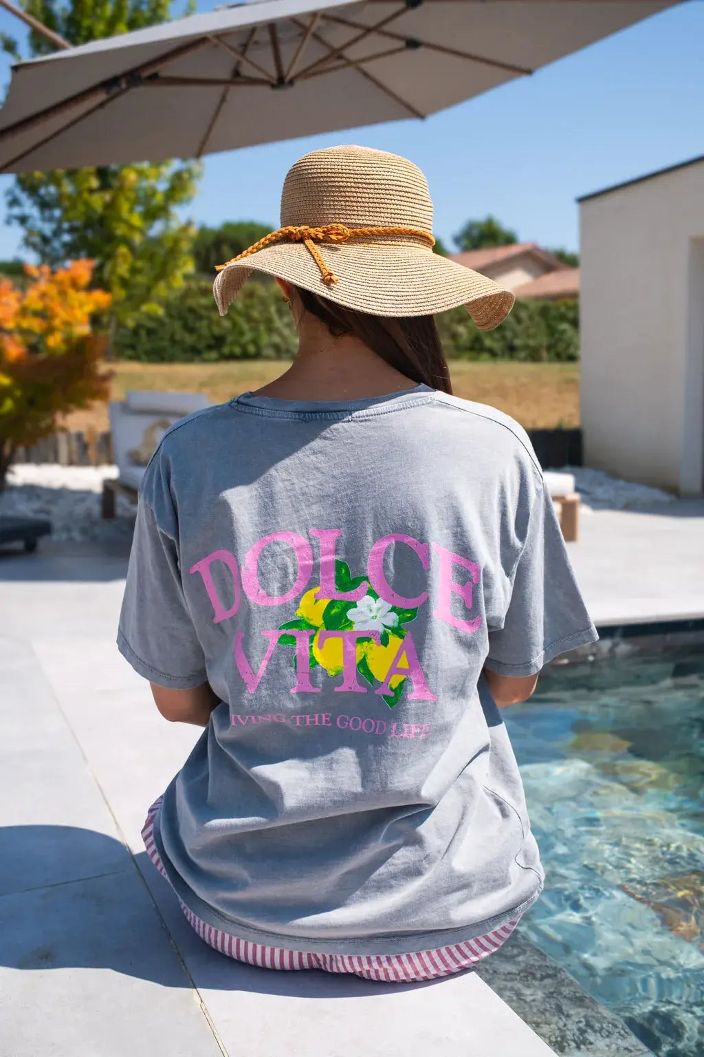 T-shirt Dolce Vita gris