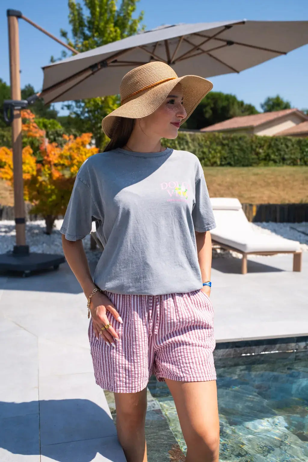T-shirt Dolce Vita gris