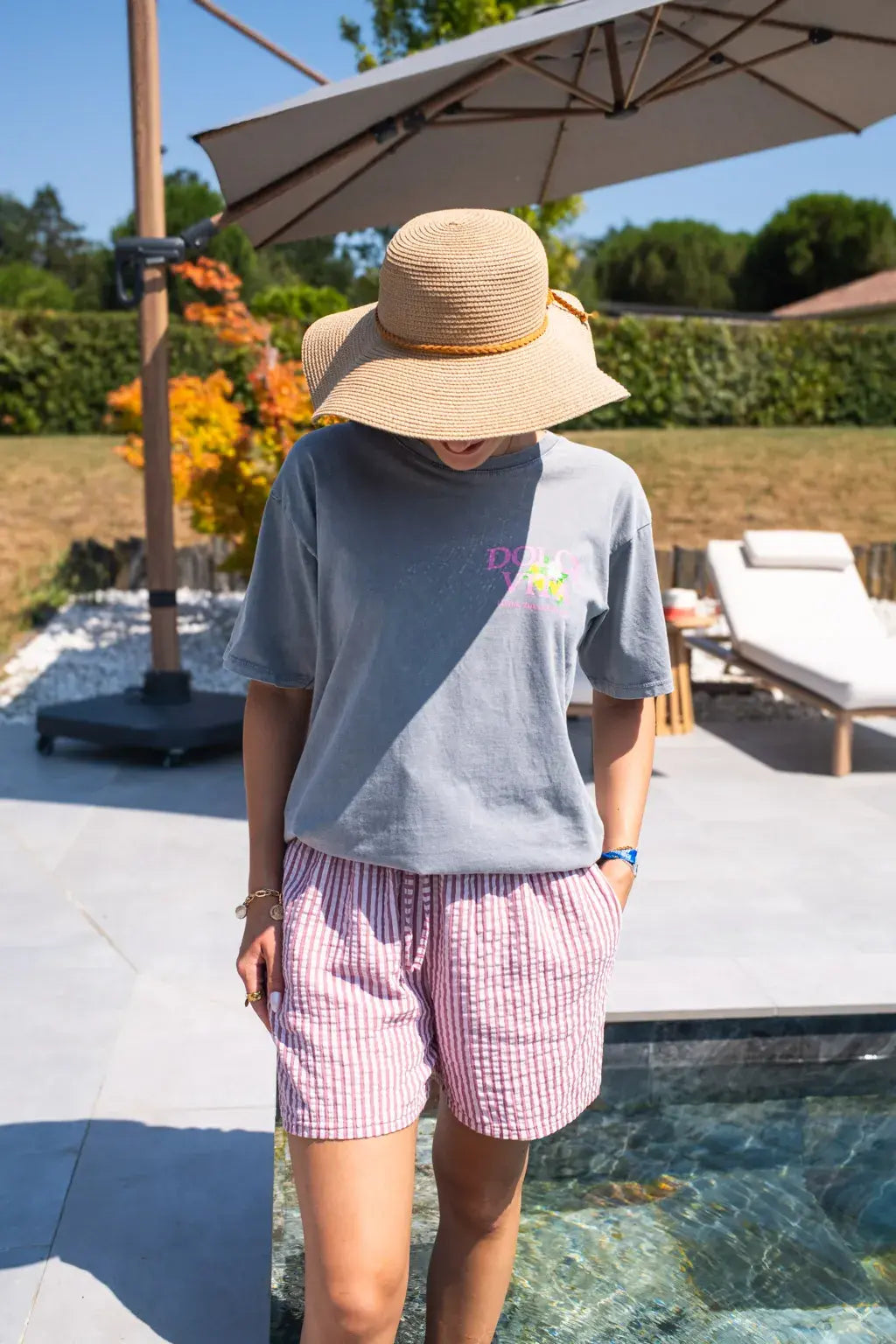 T-shirt Dolce Vita gris