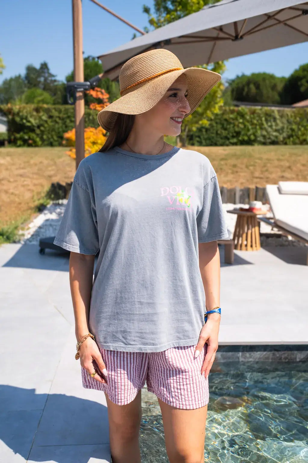 T-shirt Dolce Vita gris
